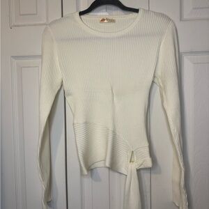 Elegant Cream Women's Sweater